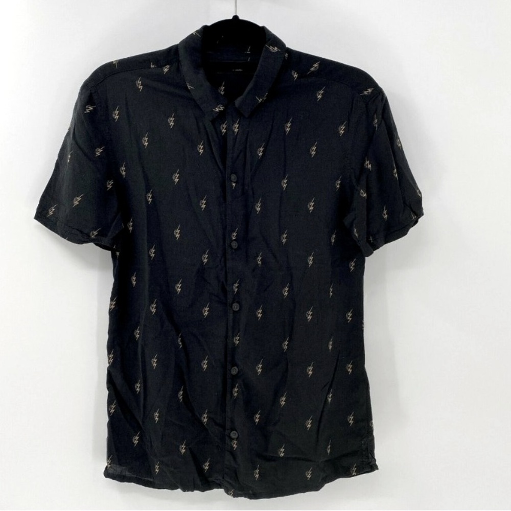 All Saints Cygnus Thunderbolt Button Down